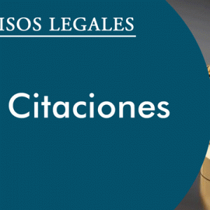 CITACIONES