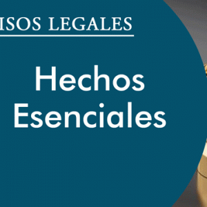HECHOS ESENCIALES