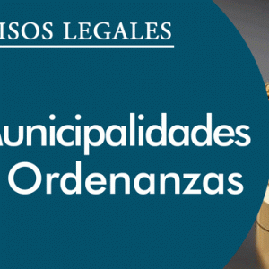 MUNICIPALIDAD Y ORDENANZAS