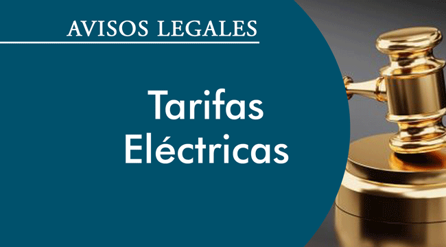 Tarifas-Eléctricas